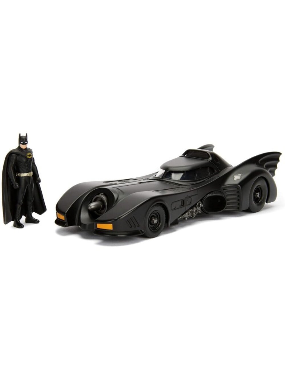 Die-Cast 1989 Batmobile Model Car with Batman Figure - Collectible Toy for All